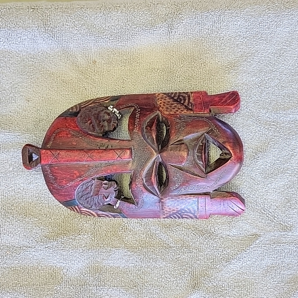 Hand carved African mask